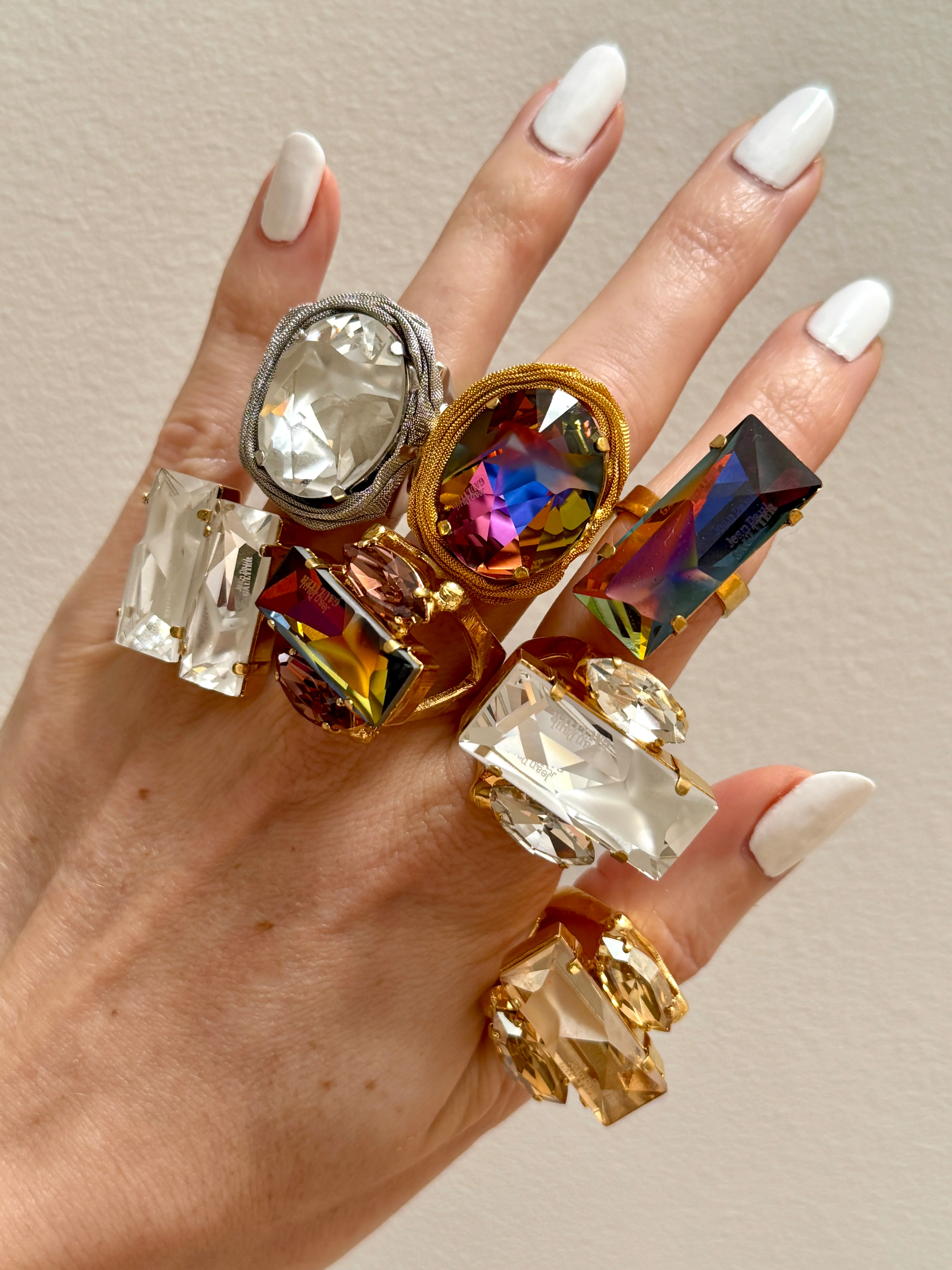 Jean Paul Gaultier x Swarovski Crystal Ring Volcano or Champagne - Image 6
