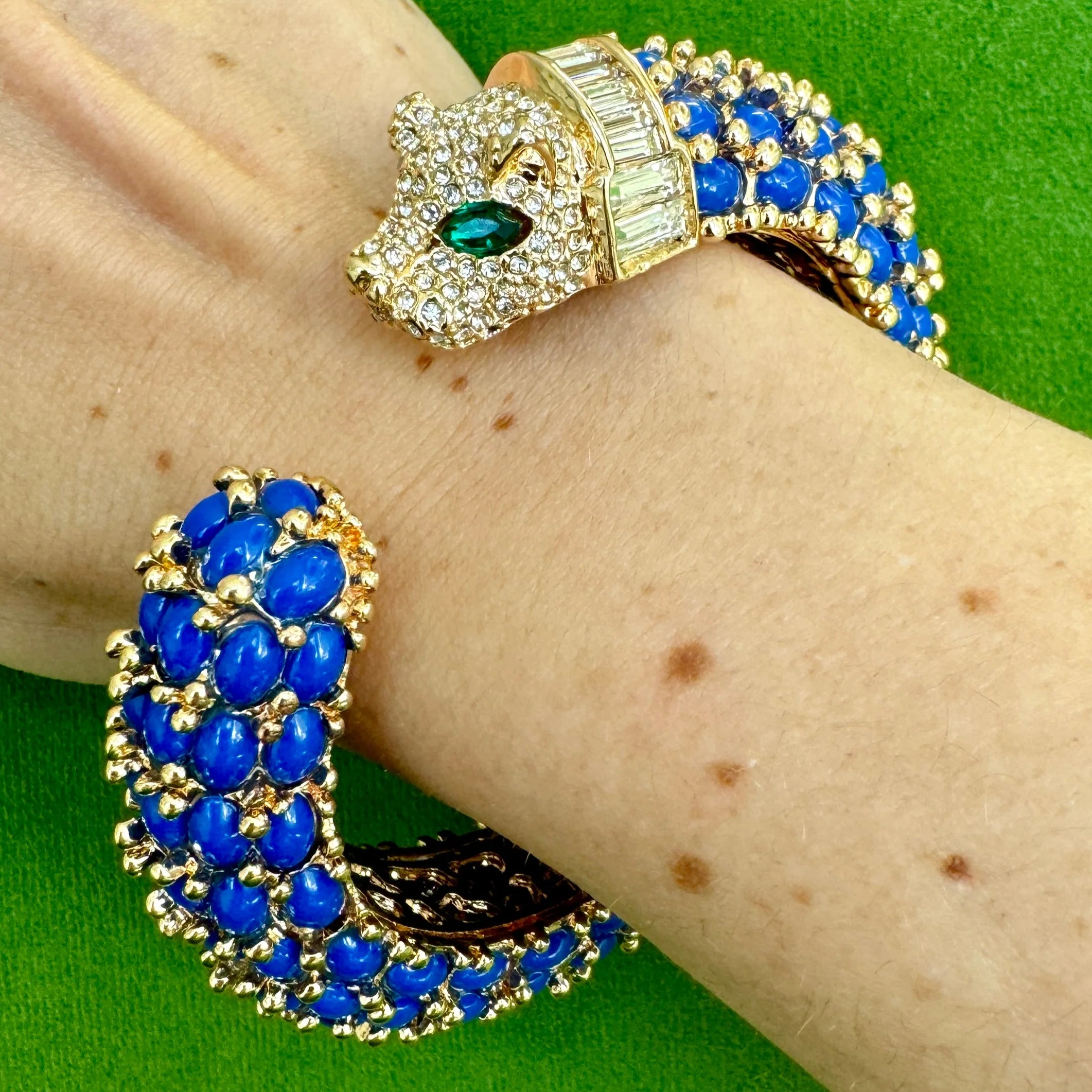 Niiki Paris Navy Blue Panther Bracelet - Image 2