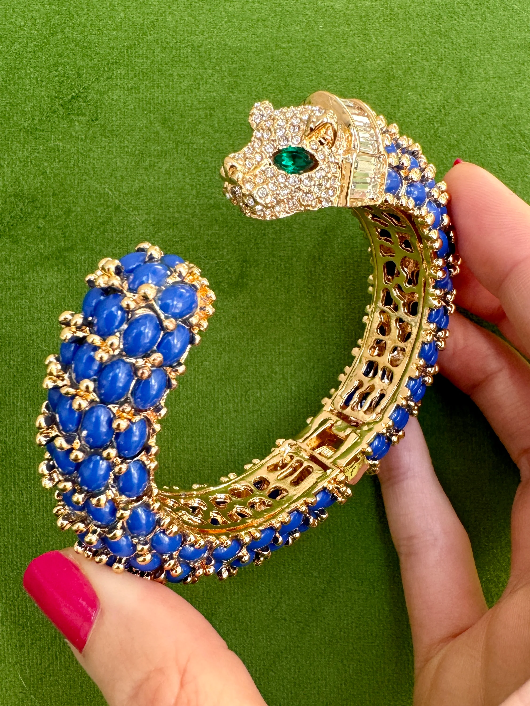 Niiki Paris Navy Blue Panther Bracelet - Image 3