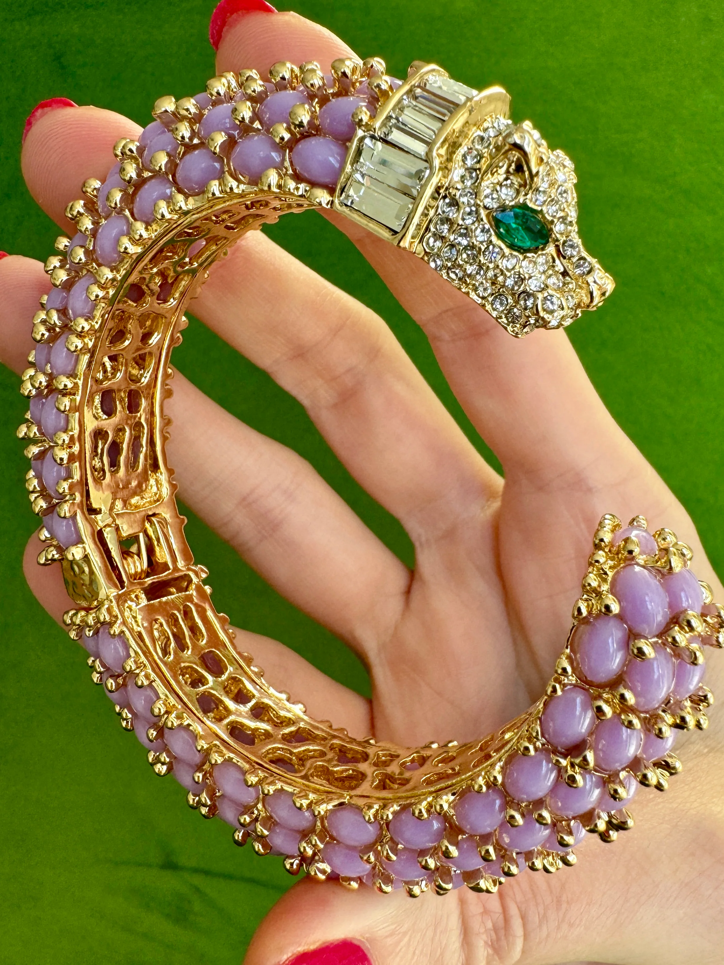 Niiki Paris Lavender Panther Bracelet - Image 5