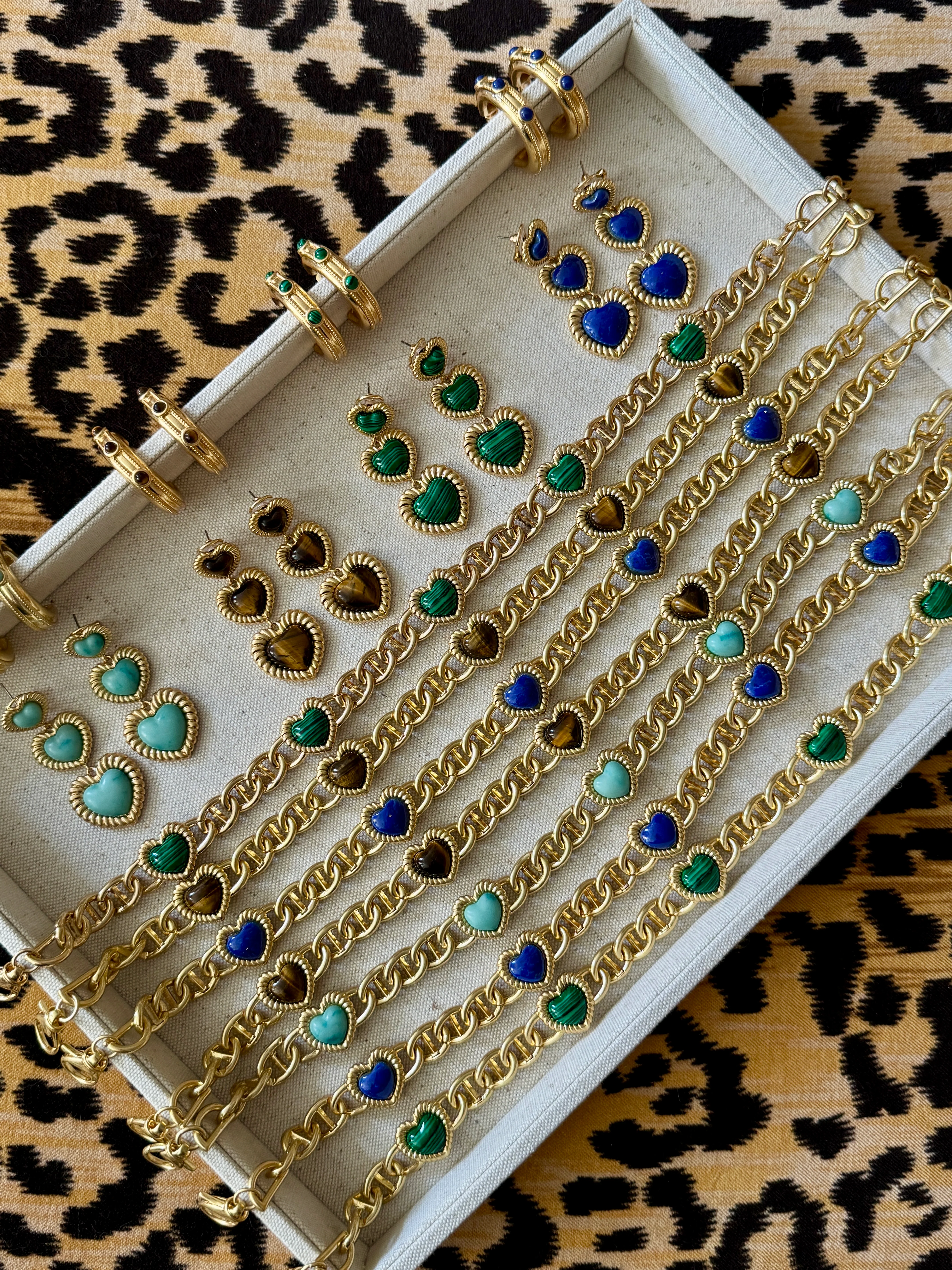 Olivia Gold Hoop Earring - Image 9