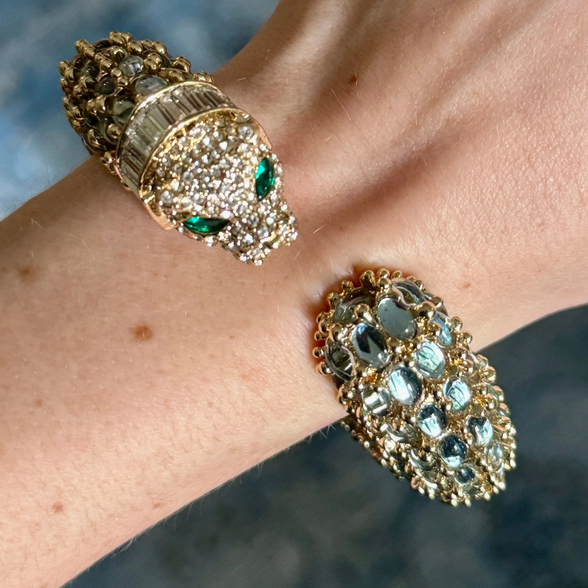 Niiki Paris Sky Blue Jewel Panther Bracelet Pre Order - Image 2