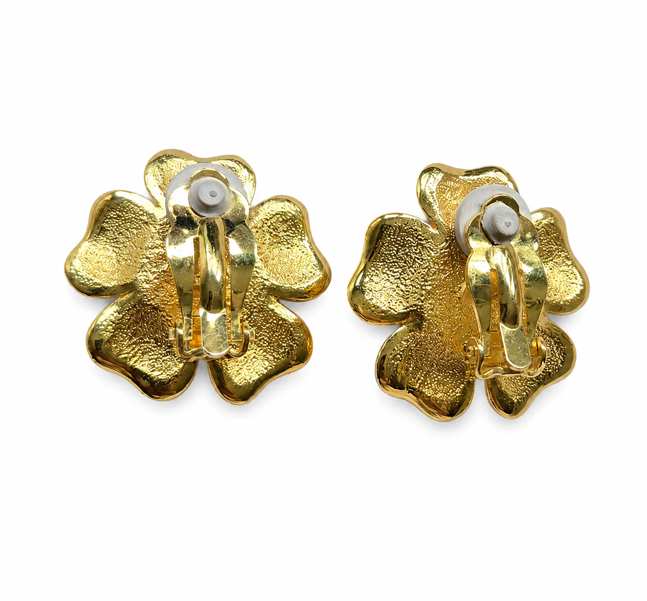 Vintage Joan Rivers Flower Earrings - Image 4