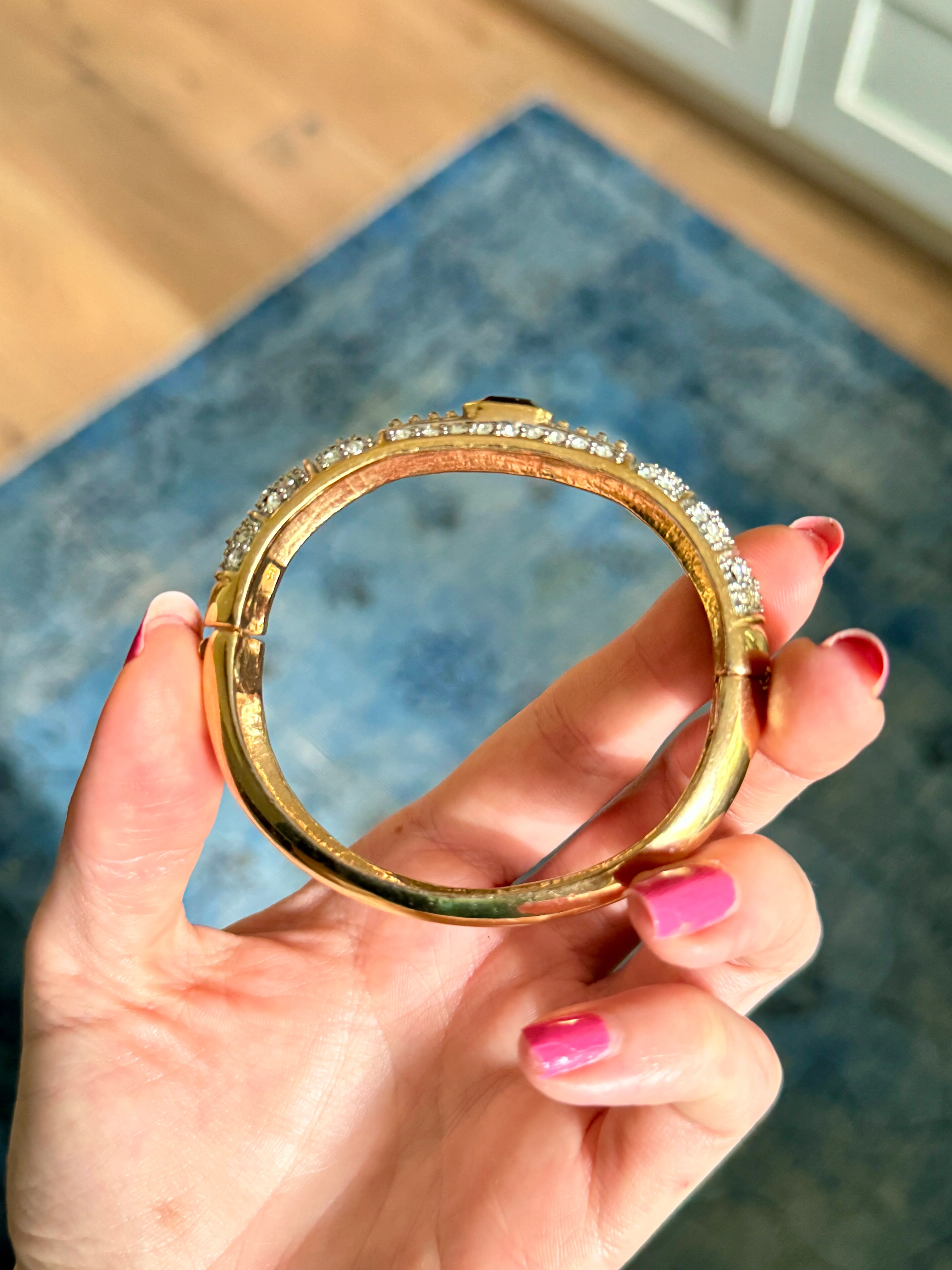 Vintage Mogul Purple Jewel Pave Bracelet - Image 4