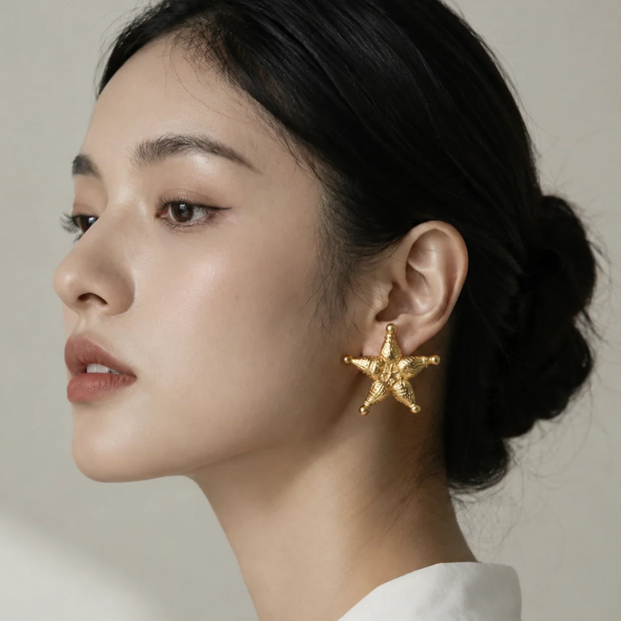 Vintage French Starfish Earrings - Image 2